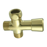 Kingston Brass K161A2 Showerscape Shower Diverter, Polished Brass