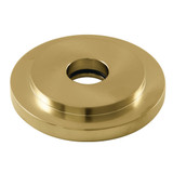 Kingston Brass  FLEURO7 Manhattan Heavy Duty Round Solid Cast Brass Shower Flange, Brushed Brass