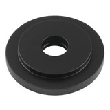 Kingston Brass FLEURO0 Manhattan Heavy Duty Round Solid Cast Brass Shower Flange, Matte Black