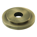 Kingston Brass  FLEURO3 Manhattan Heavy Duty Round Solid Cast Brass Shower Flange, Antique Brass