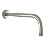 Kingston Brass K112A8 Claremont 12" Rain Drop Shower Arm, Brushed Nickel