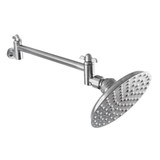 Kingston Brass CK135K1 Victorian 5" Showerhead with High Low Adjustable Arm, Polished Chrome