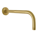 Kingston Brass K112A7 Claremont 12" Rain Drop Shower Arm, Brushed Brass