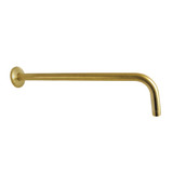 Kingston Brass K117A7 Claremont 17" Rain Drop Shower Arm, Brushed Brass