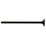 Kingston Brass K217A0 Trimscape 17" Rain Drop Shower Arm, Matte Black