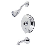 Kingston Brass KB36310TLH Tub and Shower Trim Only Without Handle, Polished Chrome