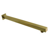 Kingston Brass  K4163 Claremont 15-3/4" Square Rain Drop Shower Arm with Flange, Antique Brass