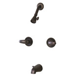 Kingston Brass KB245LL Legacy Tub and Shower Faucet, Oil Rubbed Bronze