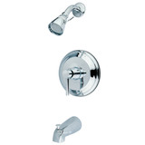 Kingston Brass KB2631DLT Concord Tub & Shower Faucet (Valve Not Included), Polished Chrome