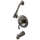 Kingston Brass KB8638FLT Tub and Shower Trim Only for KB8638FL, Brushed Nickel