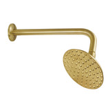 Kingston Brass  K135A7CK Victorian 5-1/4" Shower Head with Shower Arm, Brushed Brass