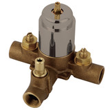 Kingston Brass KB36380V Plumbing Parts Tub & Shower Valve Only, Brushed Nickel