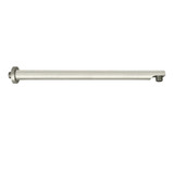 Kingston Brass K8119E6 Aquaelements 18" Brass Shower Arm with Flange, Polished Nickel