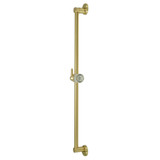 Kingston Brass K180A2 Showerscape 24" Shower Slide Bar with Pin Mount Hook, Polished Brass