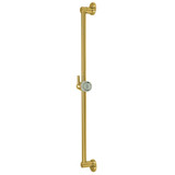 Kingston Brass K180A7 Showerscape 24" Shower Slide Bar with Pin Mount Hook, Brushed Brass