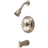 Kingston Brass  KB2638EXT Tub and Shower Trim Only, Brushed Nickel