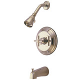 Kingston Brass KB2638EXT Tub and Shower Trim Only, Brushed Nickel