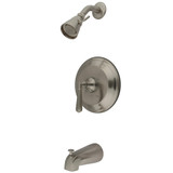 Kingston Brass KB3638HLT Tub and Shower Trim Only, Brushed Nickel