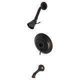 Kingston Brass  KB36350TLH Tub and Shower Trim Only Without Handle, Oil Rubbed Bronze