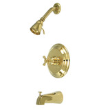 Kingston Brass KB2632BXT Tub and Shower Trim Only, Polished Brass