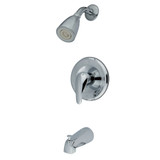 Kingston Brass KB1631LL Tub and Shower Faucet, Polished Chrome