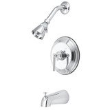 Kingston Brass KB2631EL Elinvar Tub & Shower Faucet, Polished Chrome