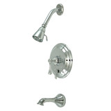 Kingston Brass KB36310BL Tub and Shower Faucet, Polished Chrome