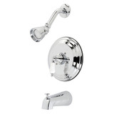 Kingston Brass KB3631PL Restoration Tub & Shower Faucet, Polished Chrome