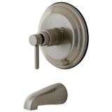 Kingston Brass KB2638DLTO Concord Tub Only Faucet, Brushed Nickel