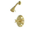 Kingston Brass KB2632BXSO Metropolitan Pressure Balanced Shower Faucet, Polished Brass