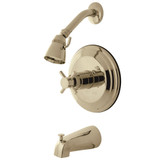 Kingston Brass KB2632DX Concord Pressure Balance Tub and Shower Faucet, Polished Brass
