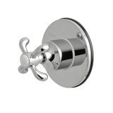 Kingston Brass KS3031TX 3-Way Diverter Valve with Trim Kit, Polished Chrome