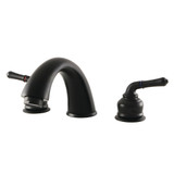 Kingston Brass KB360 Magellan Roman Tub Faucet, Matte Black