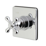 Kingston Brass KS3041AX 3-Way Diverter Valve with Trim Kit, Polished Chrome