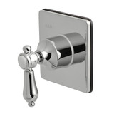 Kingston Brass KS3041BAL Heirloom 3-Way Diverter Valve with Trim Kit, Polished Chrome