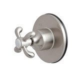 Kingston Brass KS3038TX 3-Way Diverter Valve with Trim Kit, Brushed Nickel