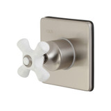 Kingston Brass KS3048PX 3-Way Diverter Valve with Trim Kit, Brushed Nickel