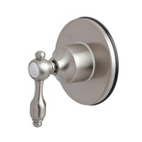 Kingston Brass KS3038TAL Tudor 3-Way Diverter Valve with Trim Kit, Brushed Nickel