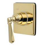 Kingston Brass KS3042HL Metropolitan 3-Way Diverter Valve with Trim Kit, Polished Brass