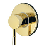 Kingston Brass KS3032DL Concord 3-Way Diverter Valve with Trim Kit, Polished Brass