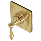 Kingston Brass KS3047AL 3-Way Diverter Valve with Trim Kit, Brushed Brass