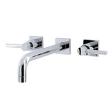 Kingston Brass KS6021DL Concord Wall Mount Tub Faucet, Polished Chrome