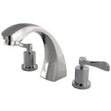 Kingston Brass KS4361DFL Vintage Roman Tub Faucet, Polished Chrome