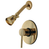 Kingston Brass KB8692DLSO Concord Shower Faucet, Polished Brass