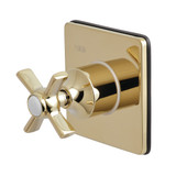 Kingston Brass KS3042ZX 3-Way Diverter Valve with Trim Kit, Polished Brass