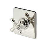 Kingston Brass KS3046AX 3-Way Diverter Valve with Trim Kit, Polished Nickel