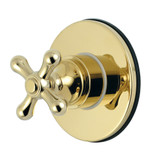 Kingston Brass KS3032AX 3-Way Diverter Valve with Trim Kit, Polished Brass