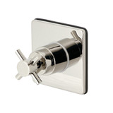 Kingston Brass  KS3046DX Concord 3-Way Diverter Valve with Trim Kit, Polished Nickel