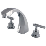 Kingston Brass KS4361ML Roman Tub Faucet, Polished Chrome