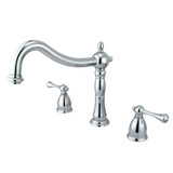 Kingston Brass KS1341BL Heritage Roman Tub Faucet, Polished Chrome